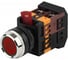 Кнопка ЭРА ABLFS-22 синий, d22мм, неон, 240В, 1з+1р, 10/400/3200 Б0045657 2