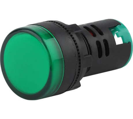 Лампа ЭРА AD22DS(LED)матрица, d22мм, зеленый, 24В, AC/DC, 10/1000/12000 Б0045611