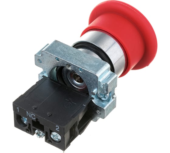 Кнопка ЭРА LAY5BS142, грибок с ключом, красный, d22мм, 240В, 1р 20/200/3200 Б0045637