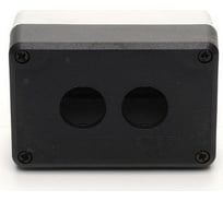 2-кнопочный корпус пост Emas черно-серый, P2BOS