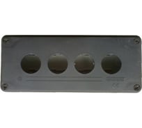 4-кнопочный корпус пост Emas черно-серый, P4BOS