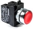 Нажимная круглая кнопка Emas красная, 250 В AC, 4 А, CM102DK 1