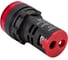Лампа ЭРА AD22DS(LED)матрица, d=22мм, красный, 24В, AC/DC, 10/1000/12000 Б0045607 1