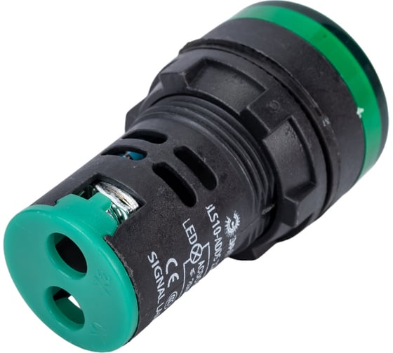 Лампа ЭРА AD22DS(LED)матрица, d=22мм, зеленый, 12В, AC/DC, 10/1000/12000 Б0045605
