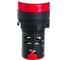 Лампа ЭРА AD22DS(LED)матрица, d=22мм, красный, 230В, 10/1000/12000 Б0045615 1
