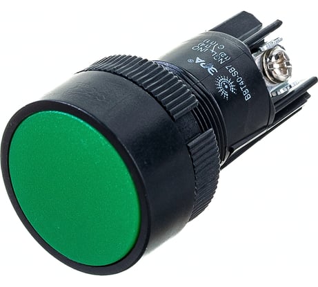 Кнопка ЭРА SВ-7 Пуск зеленая, 1з+1р, d=22мм, 240В, 10/1000/12000 Б0045659