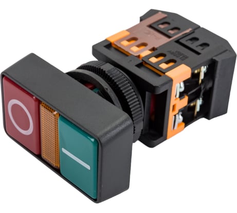 Кнопка ЭРА РPВВ-30N I-O, d=30мм, неон, 240В, 1з+1р, 10/200/3000 Б0045626