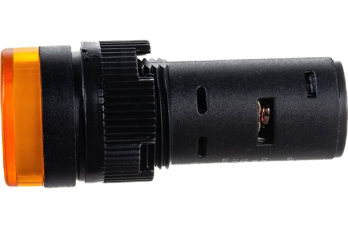 Лампа ЭРА AD16DS(LED)матрица d16мм, желтый, 230В AC, 20/1000/28000 ...