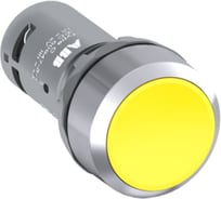 Кнопка ABB CP2-30Y-11 желтая, c фиксацией, 1НО+1НЗ 1SFA619101R3073