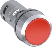 Кнопка ABB CP2-30R-11 красная, с фиксацией, низкая, 1НО+1Н3 1SFA619101R3071