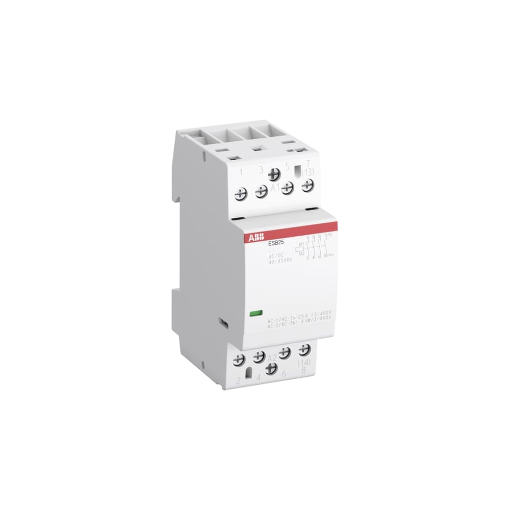 Контактор ABB ESB25-22N-14 модульный, 25А, АС-1, 2НО+2НЗ, катушка 12В ...