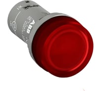 Лампа ABB CL2-502R красная, со встроенным светодиодом, 24В AC/DC 1SFA619403R5021