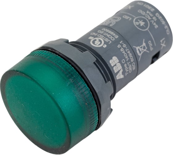 Лампа ABB CL2-502G зелёная, со встроенным светодиодом, 24В AC/DC 1SFA619403R5022