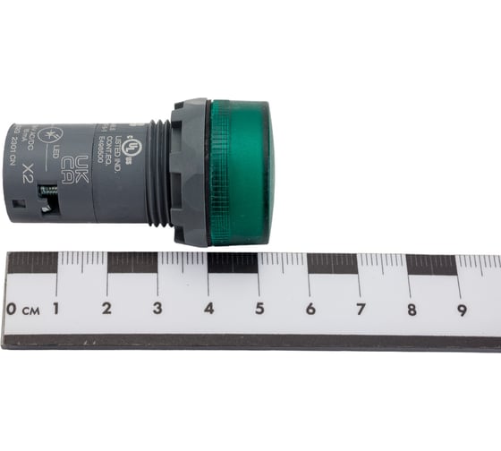 Лампа ABB CL2-502G зелёная, со встроенным светодиодом, 24В AC/DC 1SFA619403R5022