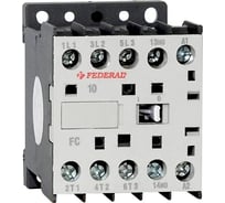 Контактор FEDERAL ELECTRIC 9DM-K3103-0006 FC-06M10 3P AC3:6A, AC5A:8A, 440Vac Us:230Vac 1NO УТ-00002715