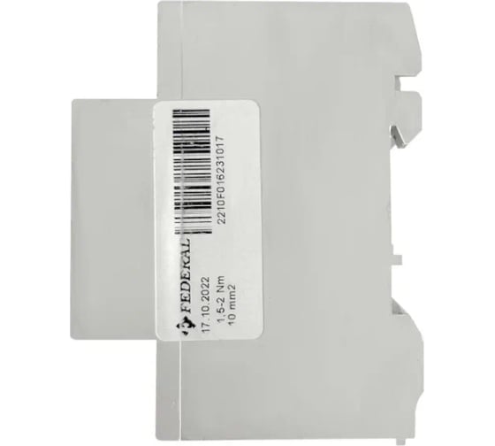 Модульный контактор FEDERAL ELECTRIC 9DT-K3404-0063 FCR6340, 4P, 63A, AC1/AC7a, Us:400V AC 4 шт. УТ-00002719