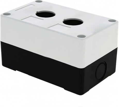 Корпус EKF КП102, 2 кнопки, белый cpb-102-w