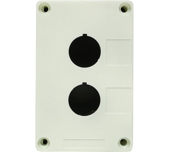 Корпус EKF КП102, 2 кнопки, белый cpb-102-w