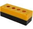 Корпус EKF КП104, пластиковый, 4 кнопки, желтый cpb-104-o 1
