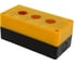 Пластиковый корпус EKF КП103, 3 кнопки, желтый cpb-103-o 1