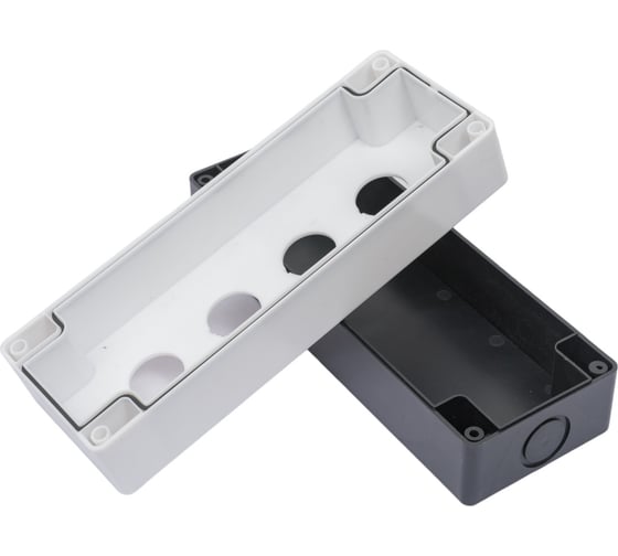 Корпус EKF КП104, 4 кнопки белый cpb-104-w