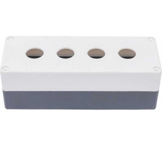 Корпус EKF КП104, 4 кнопки белый cpb-104-w