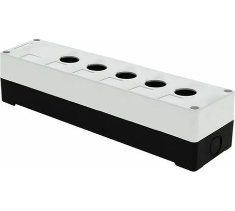 Пластиковый корпус EKF КП105, 5 кнопок, белый cpb-105-w