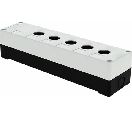 Пластиковый корпус EKF КП105, 5 кнопок, белый cpb-105-w 1