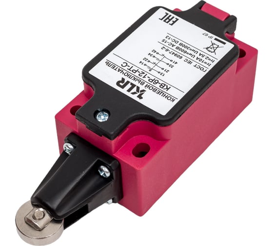 Концевой выключатель KLR KB-6P-12-PT-C 1NO/1NC Snap action, 10A, 600VAC, ввод М20 8800006