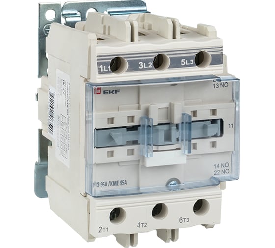 Малогабаритный контактор EKF, КМЭ 95А 110В NO+NC ctr-s-95-110 1