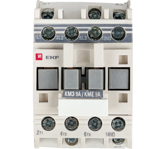 Малогабаритный контактор EKF, КМЭ 9А 110В 1NO ctr-s-9-110