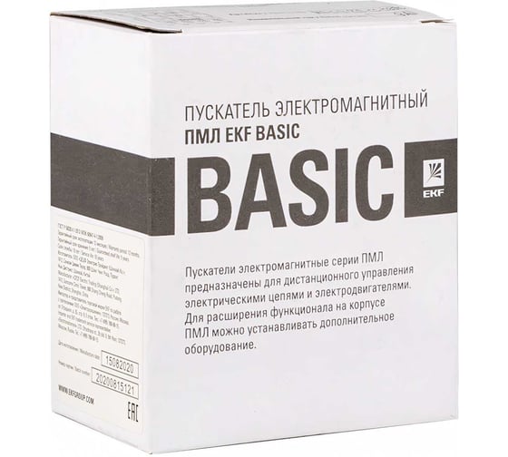 Пускатель EKF Basic серии ПМЛ-1160ДМ, электромагнитный, 18А, 400В pml-s-18-400-basic