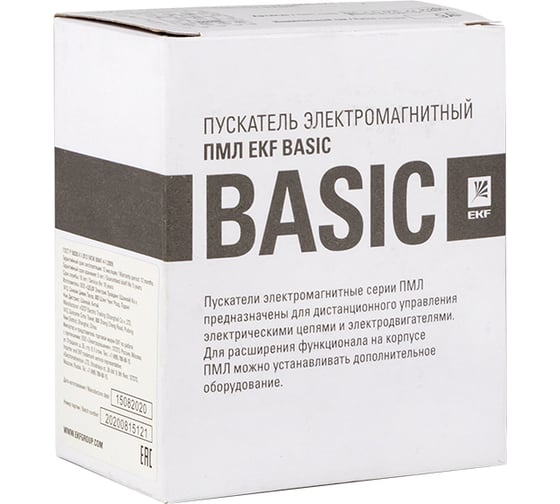 Пускатель EKF Basic серии ПМЛ-1160М, электромагнитный, 12А, 400В pml-s-12-400-basic