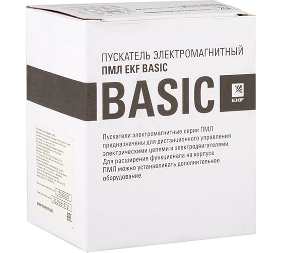 Пускатель EKF Basic серии ПМЛ-2160ДМ электромагнитный, 25А, 230В pml-s-25-230-basic