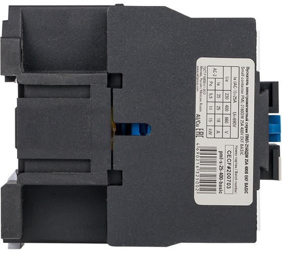 Пускатель EKF Basic серии ПМЛ-2160ДМ электромагнитный, 25А, 400В pml-s-25-400-basic