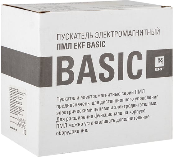 Пускатель EKF Basic серии ПМЛ-3160М, электромагнитный, 50А, 230В pml-s-50-230-basic