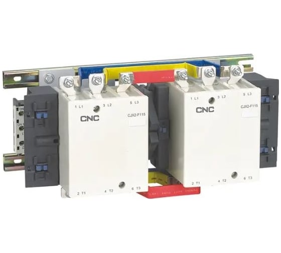 Контактор CNC Electric CJX2-FN 115A 3P с мех. блокировкой AC220В C020027