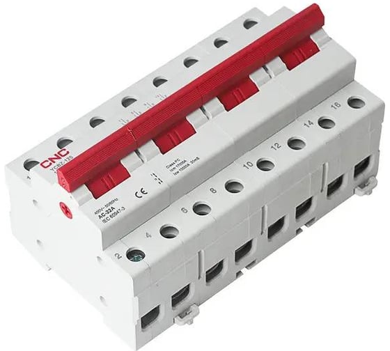 Модульный переключатель нагрузки CNC Electric YCBZ-125 4P 63A A050049 1