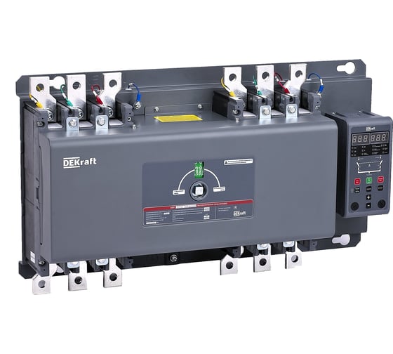 Автоматический ввод резерва Dekraft АВР, на АВ выносной блок управления 400А 3Р 50кА 41152DEK 1