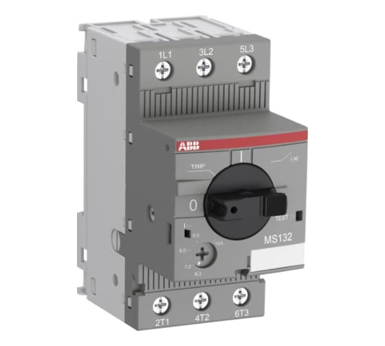 Автоматический выключатель ABB MS132-2.5 100кА, с регулируемой тепловой защитой 1.6A-2.5А 1SAM350000R1007 1