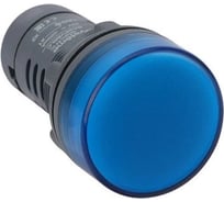 Лампа светосигнальная моноблочная Systeme Electric SB7 d22мм 24В DC синий SE SB7EV06BP