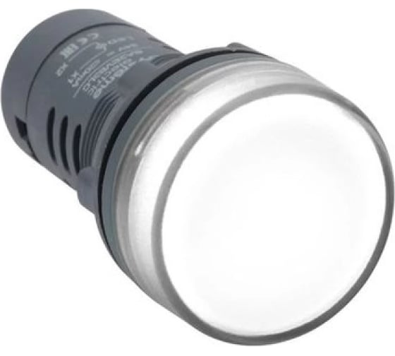 Лампа светосигнальная моноблочная Systeme Electric SB7 d22мм 230В AC белый SE SB7EV07MP