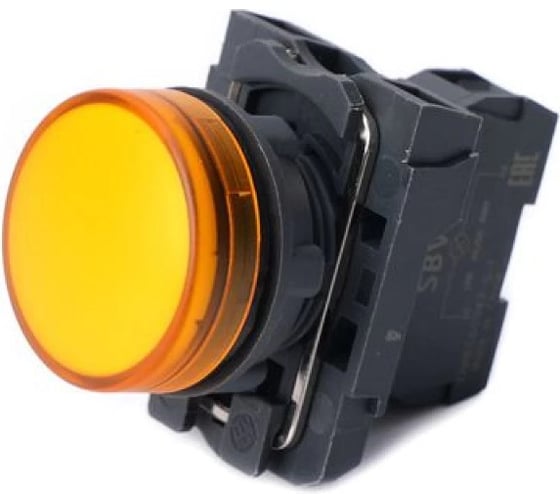 Лампа светосигнальная Systeme Electric SB5 d22мм 230-240В AC желтый, в сборе SE SB5AVM5 1