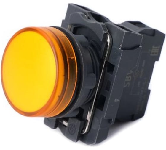 Лампа светосигнальная Systeme Electric SB5 d22мм 24В DC желтый, в сборе SE SB5AVB5 1