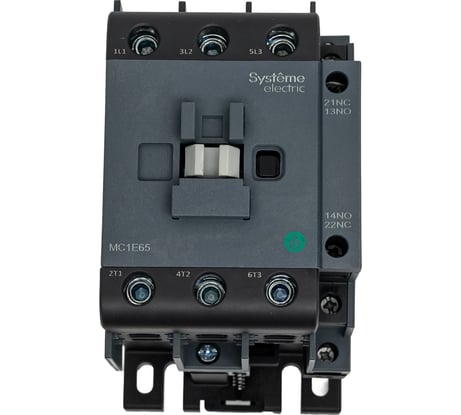 Контактор Systeme Electric MC1E 3п 65А кат. 220В/230В AC 1НО+1НЗ SE MC1E65M7