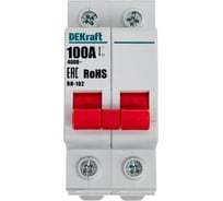 Выключатель нагрузки Dekraft ВН102-2Р-100А 17008DEK