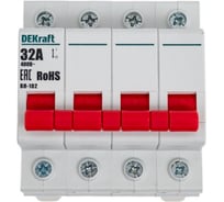 Выключатель нагрузки Dekraft ВН102-4Р-032А 17014DEK