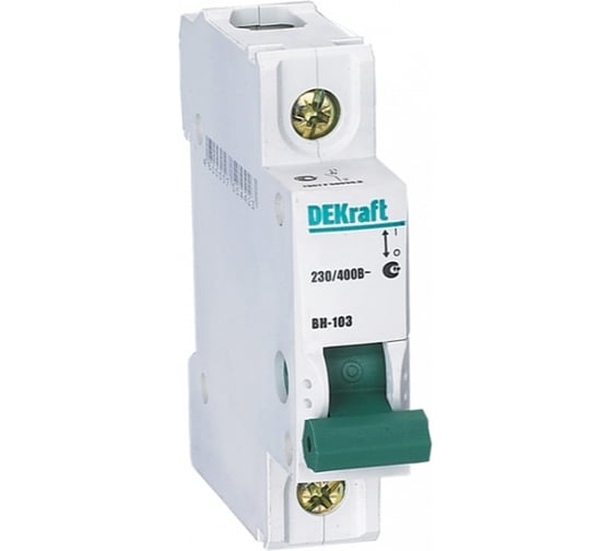 Выключатель нагрузки Dekraft ВН103-1P-020A 17050DEK 1