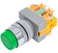 Кнопочный выключатель Dekraft ВК22-ABFP-GRN 25131DEK
