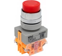 Кнопочный выключатель Dekraft ВК22-ABFP-RED 25132DEK